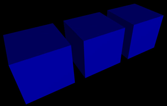 Three Cubes