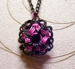 Dodecahedron necklace