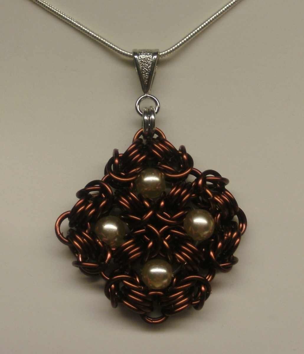 Byzantine Pendant with Pearls