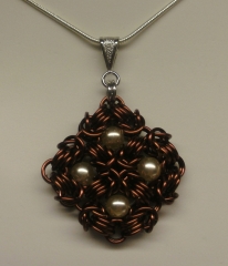 Byzantine Pendant with Pearls