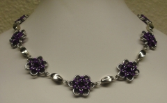 Japanese Flowers Necklace