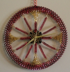 Chainmaille 12" Clock