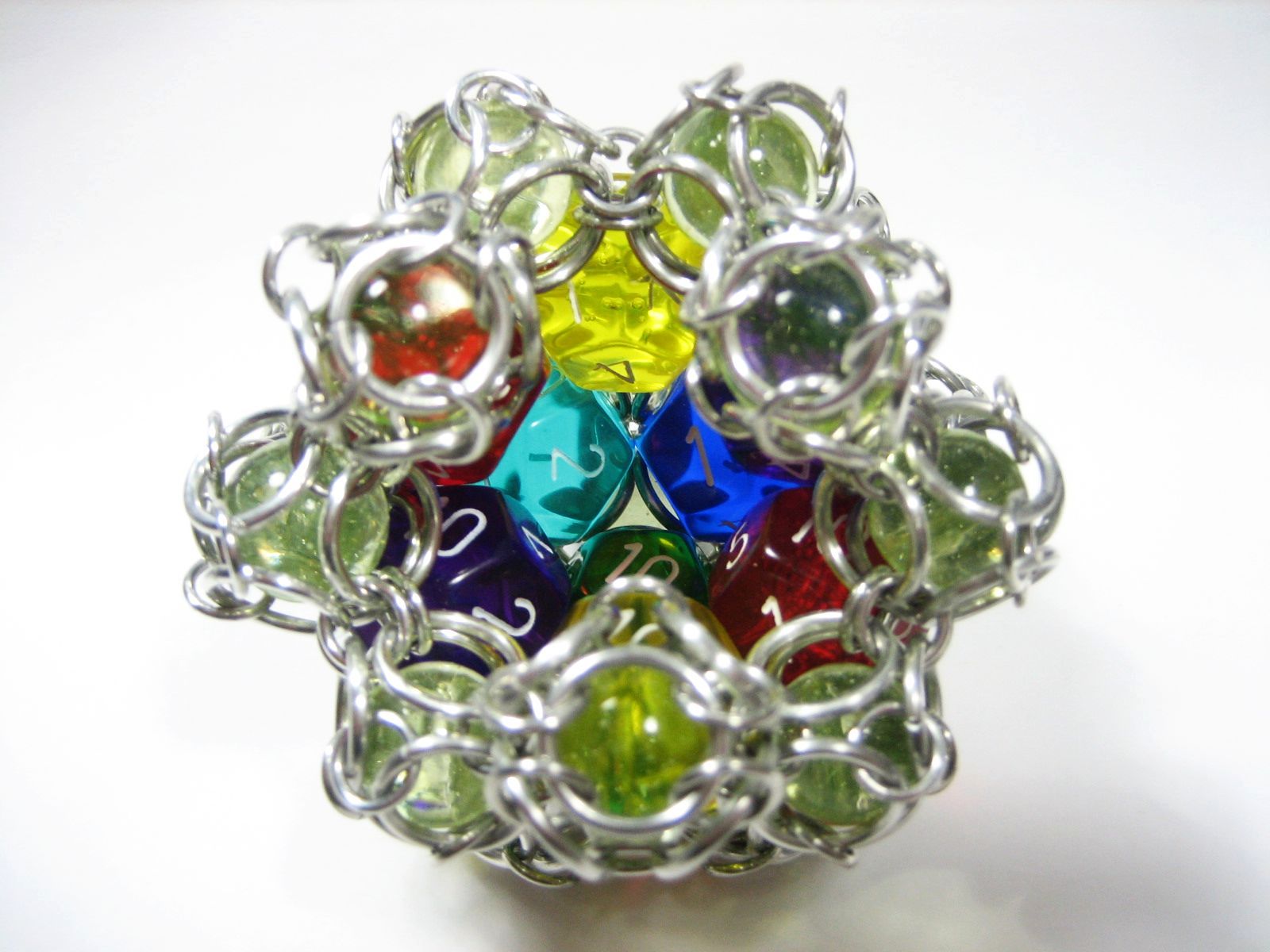 Rollable Chainmaille d12 - Inside, Hollow