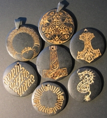 wood pendants