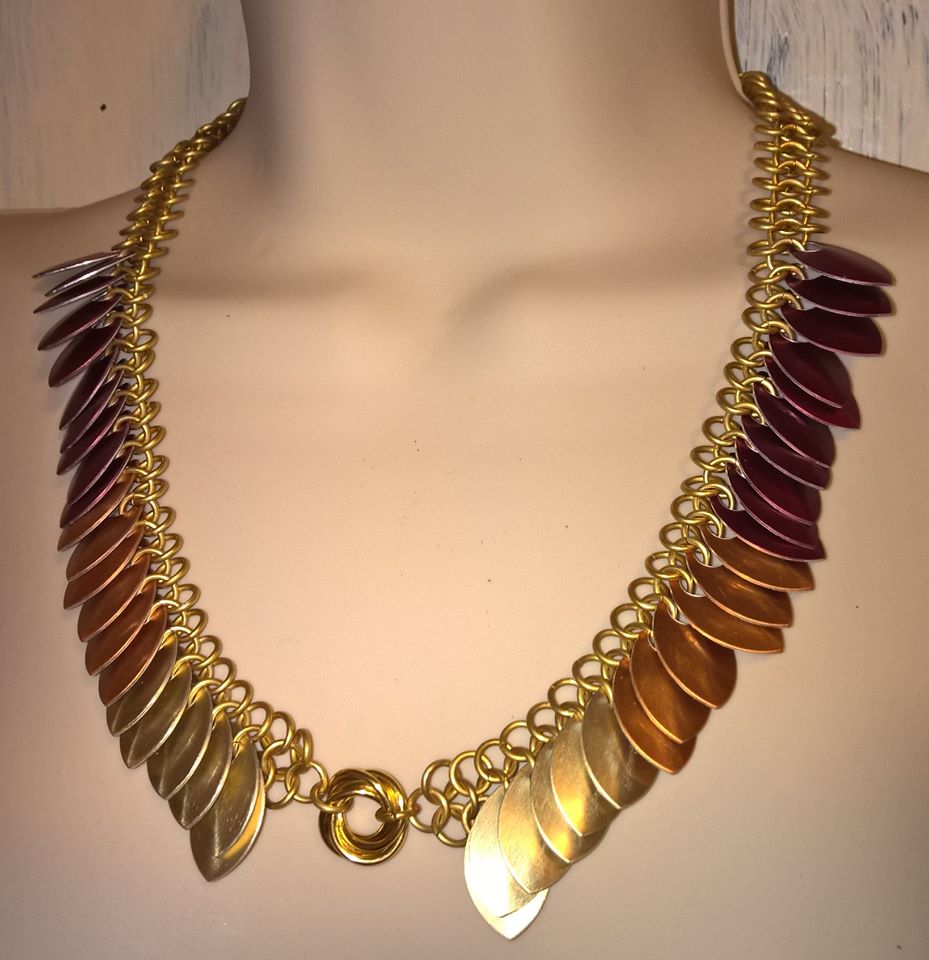 Euro 4-1 Scale Necklace w/ Mobius Loop