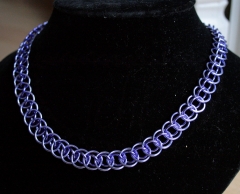 Lavender and Purple Dragon Tail Necklace