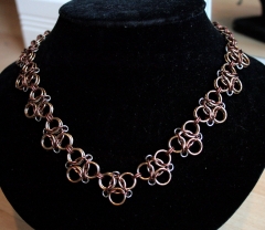Champagne and Bronze Aura 3 Necklace