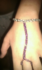 Purple slave bracelet