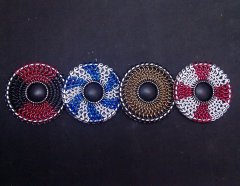 Chain Maille Round Shield Coasters